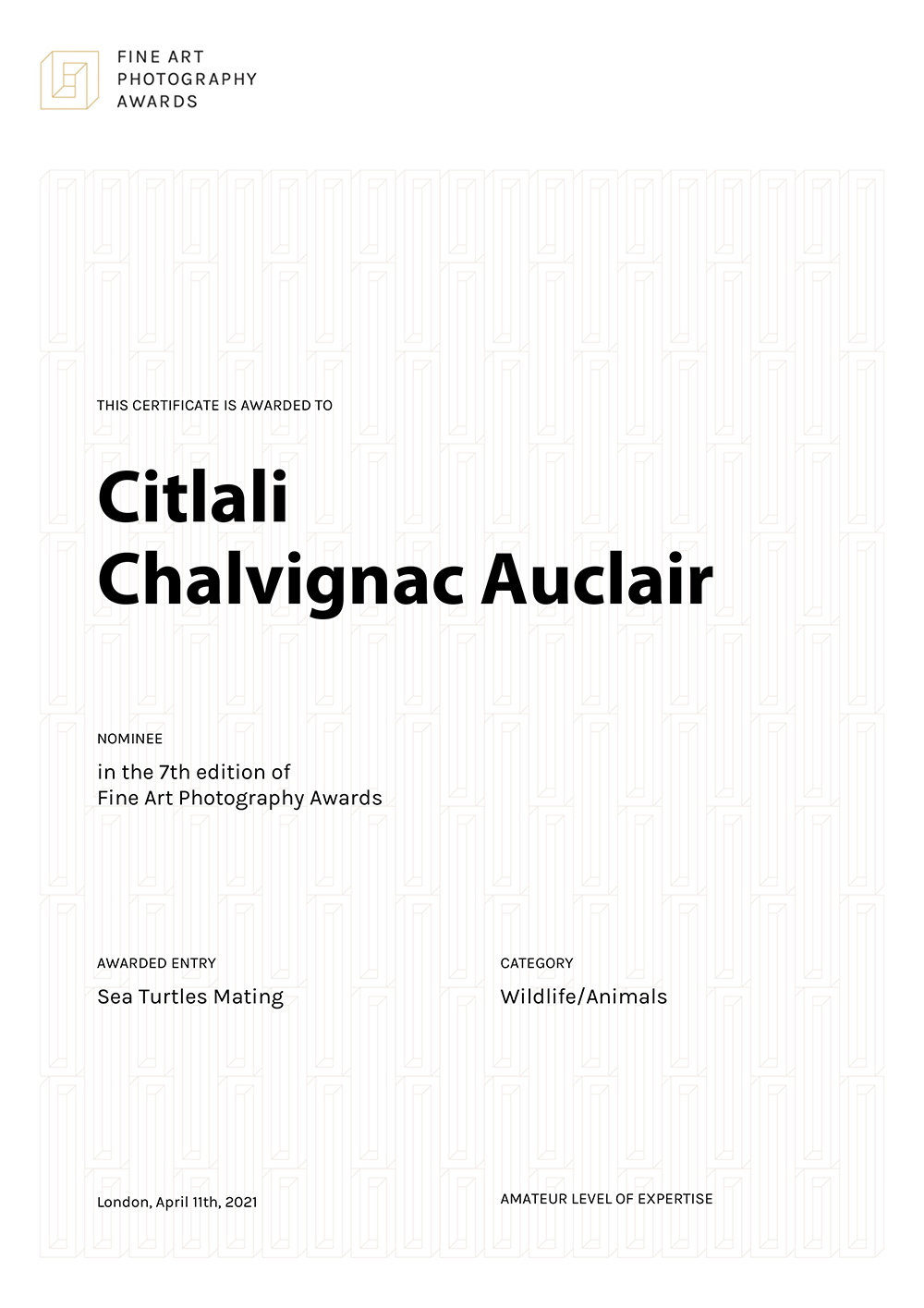 FAPA_7th_Edition_Certificate 2 Citlali Chalvignac